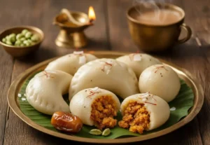 Image of pooranam kozhukattai - rice dumpling