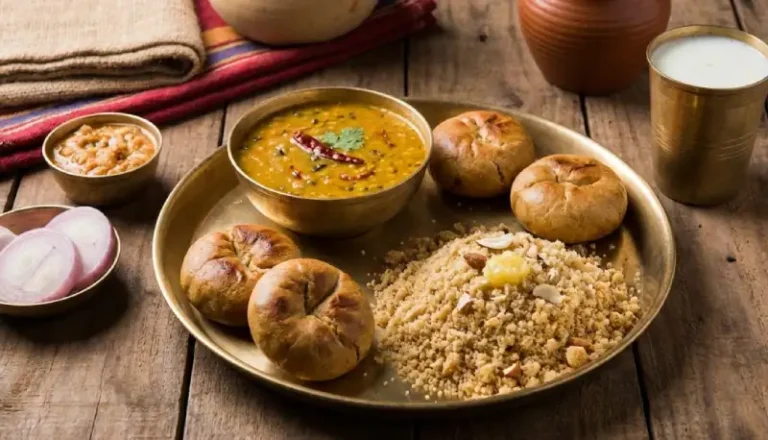 Image of Dal bati churma