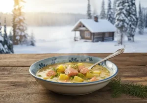 Image of Finnish Lohikeitto Soup