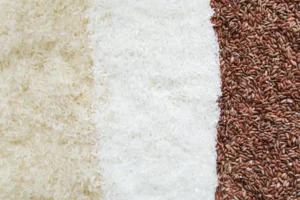 Image of rice varieties