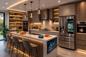 Image of a concept smart kitchen